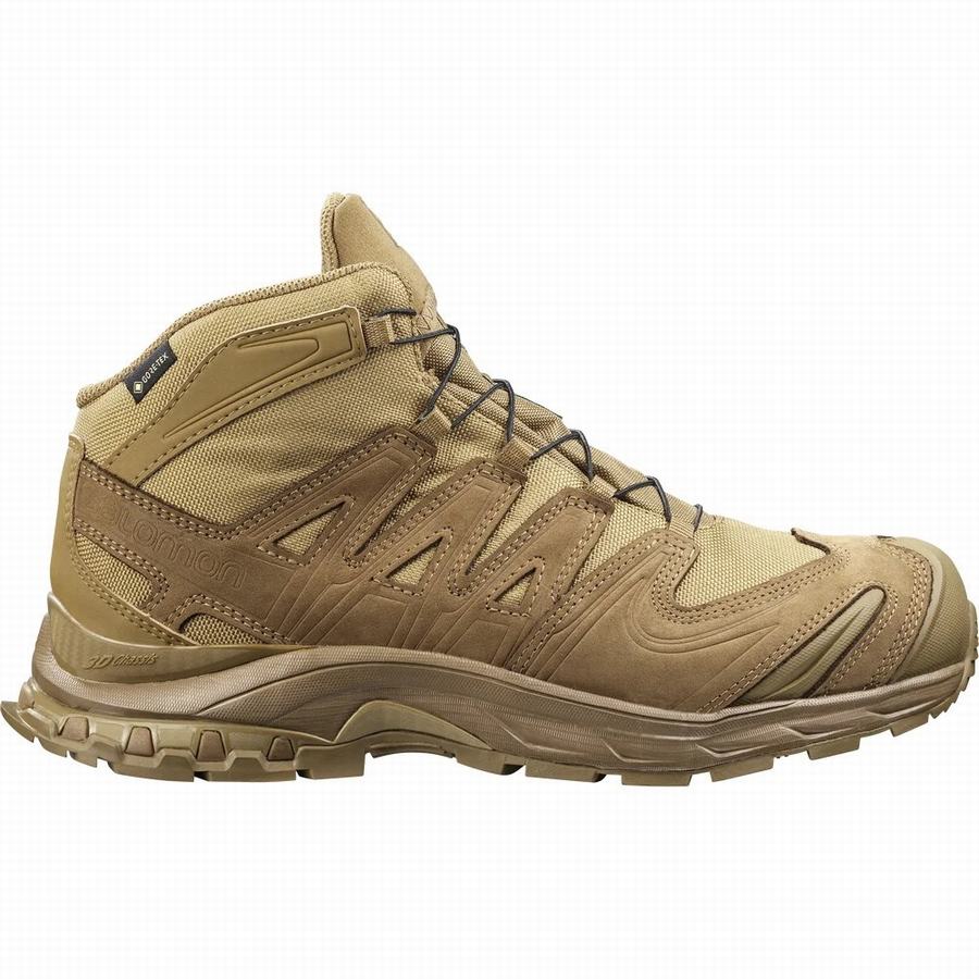 Salomon Xa Forces Mid Gore-tex Taktiske Støvler Herre Brune (FKH7538GP)